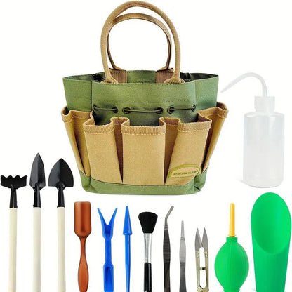 Compact 13pc Gardening Kit for Indoor Plants - Halri