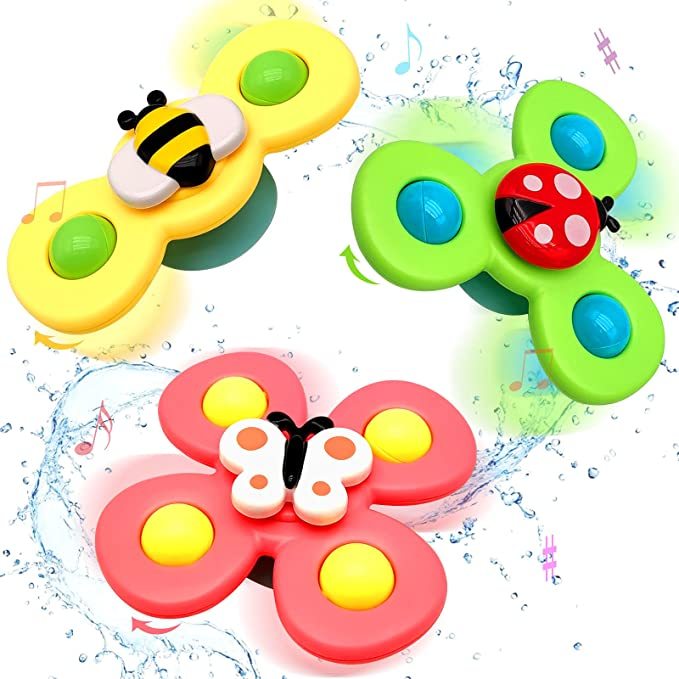 Fun Kids Spinner Toy with Suction Cup Base - Halri
