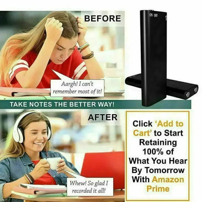 Small Handsfree Digital Voice Recorder