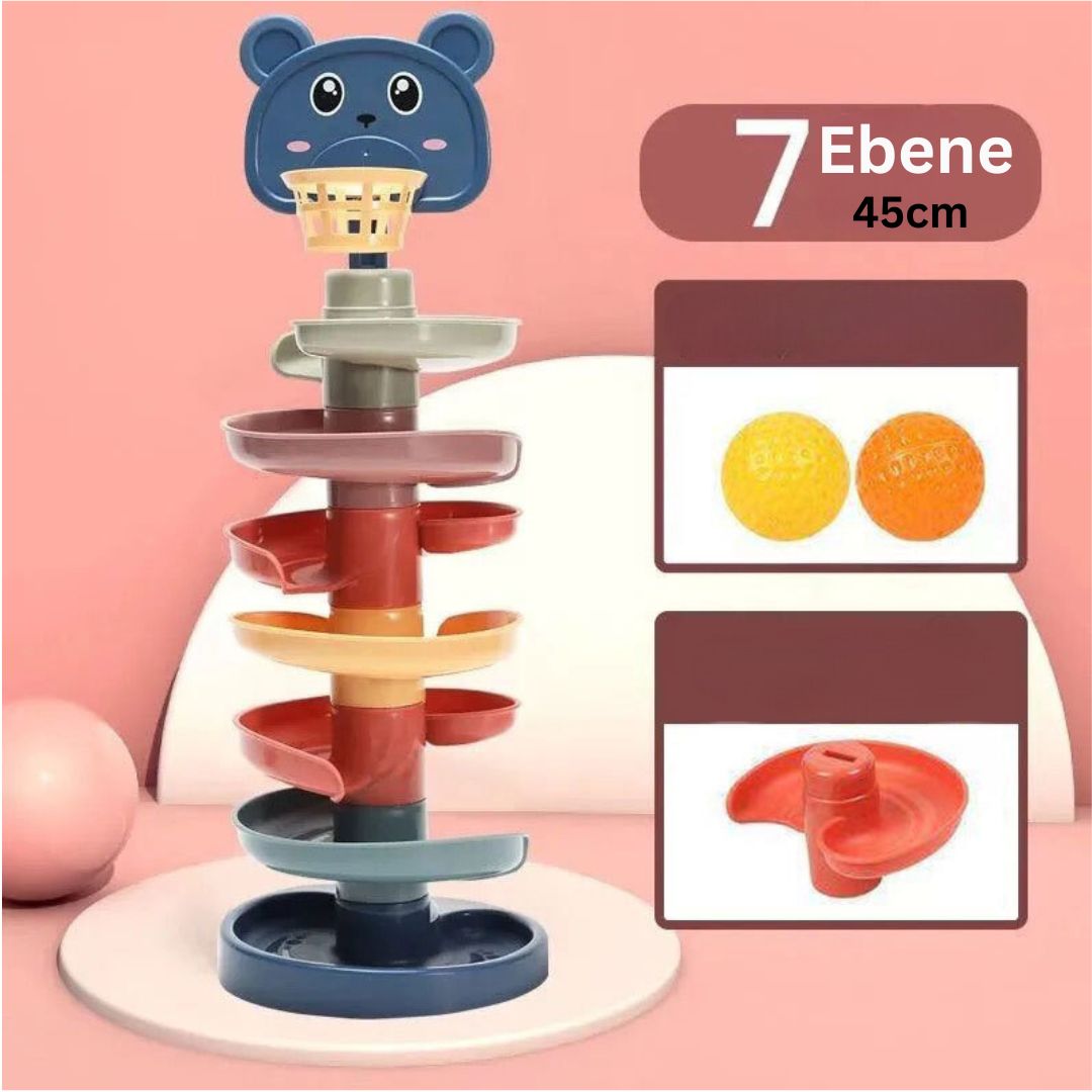 Colorful Kids Wooden Ball Stacker Toy