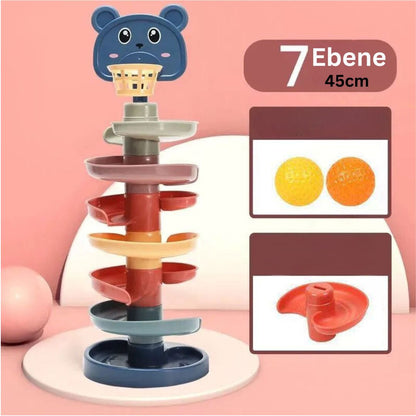 Colorful Kids Wooden Ball Stacker Toy