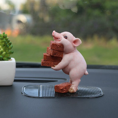 Adorable Pig Figurine Decoration