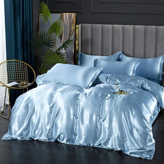 Soft Silk Satin Bedding Set
