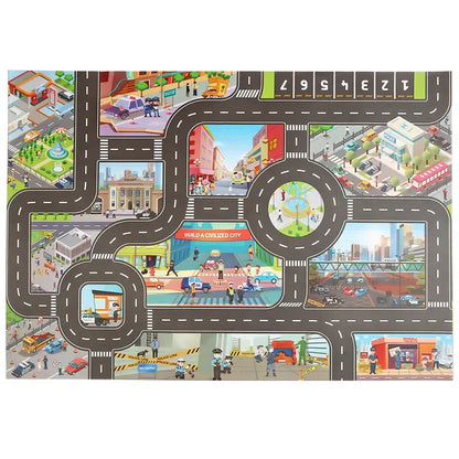 Colorful Road Playmat for Children - Halri