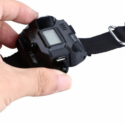 Waterproof LED Wristwatch with Flashlight and Compass