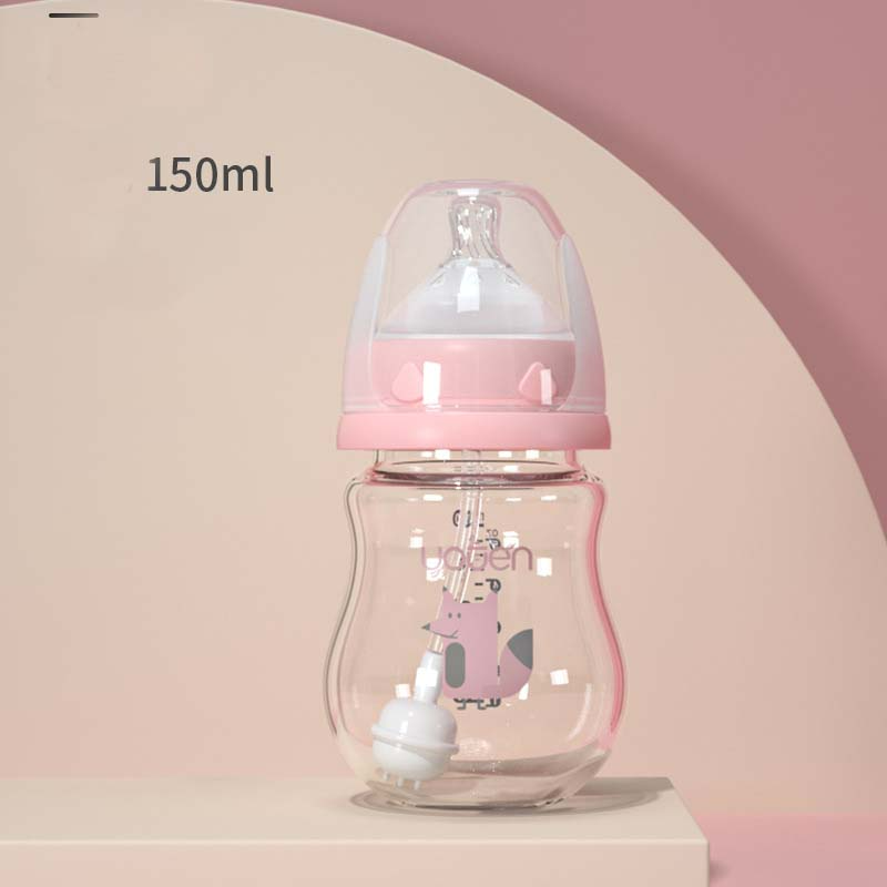 Soft Grip Baby Bottle with Silicone Teat & Fun Designs