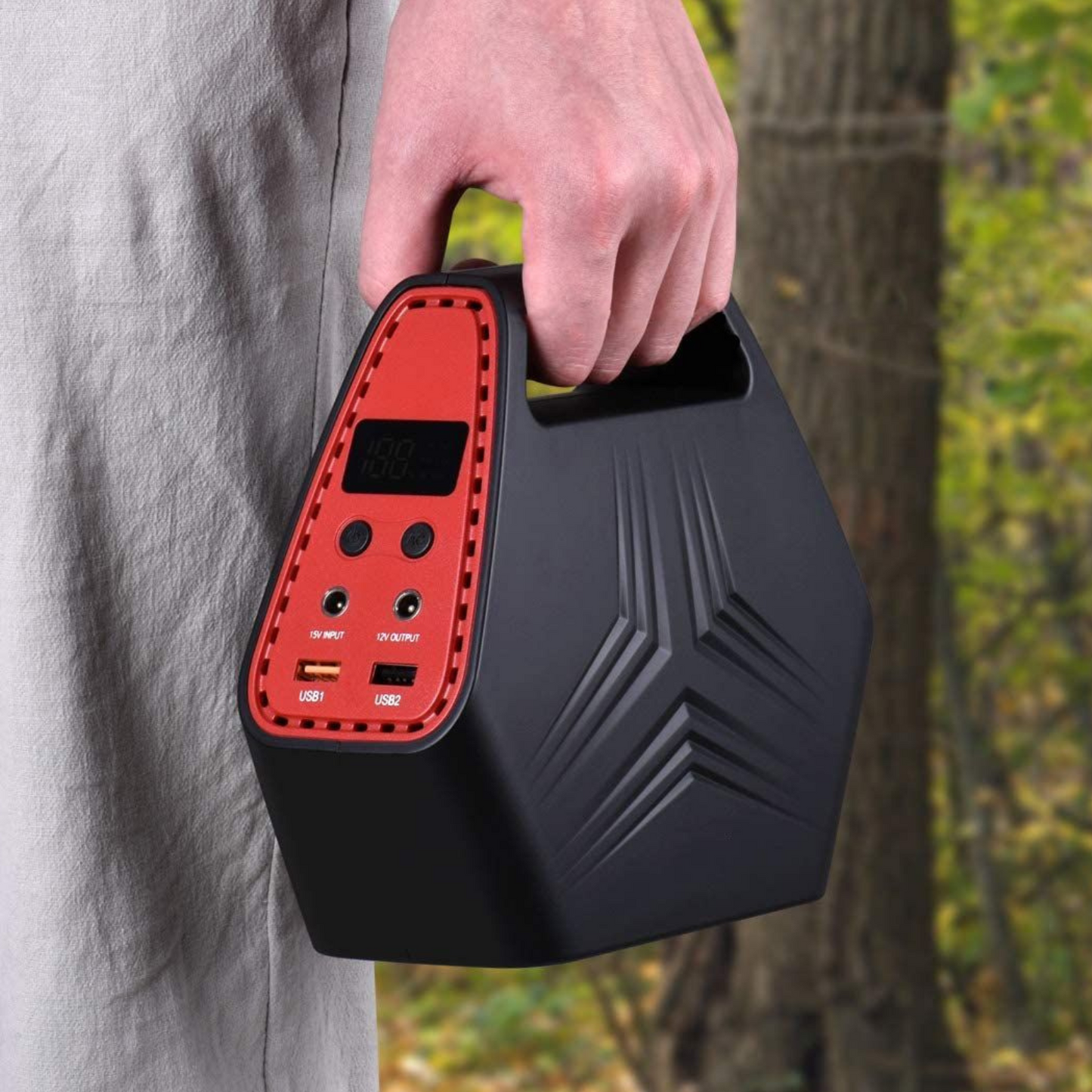 Outdoor Solar Powered Camping Battery Charger Pack - Halri