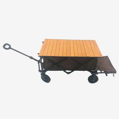 Folding Garden Utility Yard Cart with Wheels