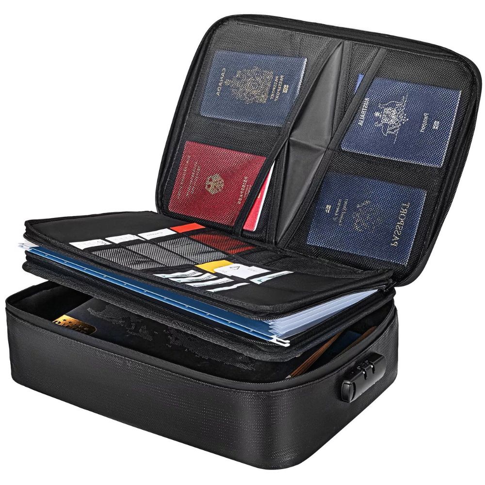 Durable Water Resistant File Storage Bag