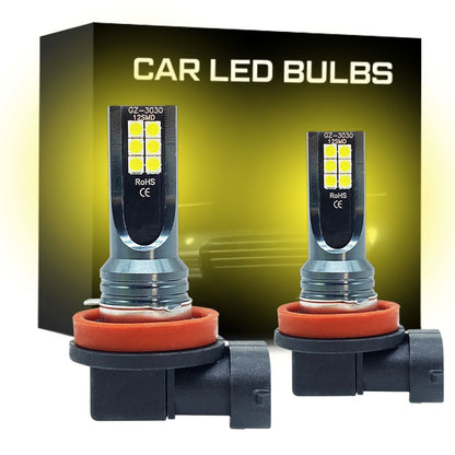 Super Bright LED Car Fog Light Kit H8 H9 H11