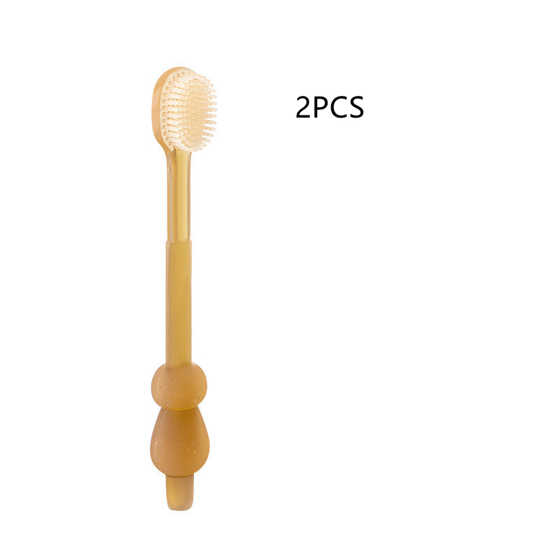 Soft Silicone Baby Toothbrush Set with Travel Case