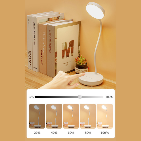 Bright Adjustable LED Table Lamp with Dimmer
