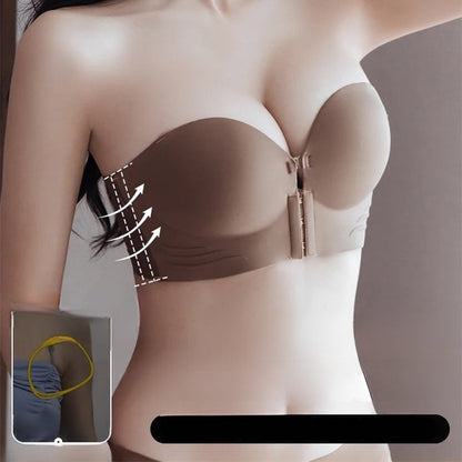 Comfortable Wireless Front Hook Bra - Halri