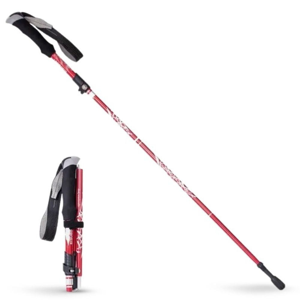 Compact Folding Trekking Walking Stick