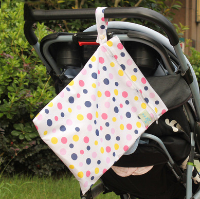 Practical Water Resistant Diaper Bag with Reusable Pouch