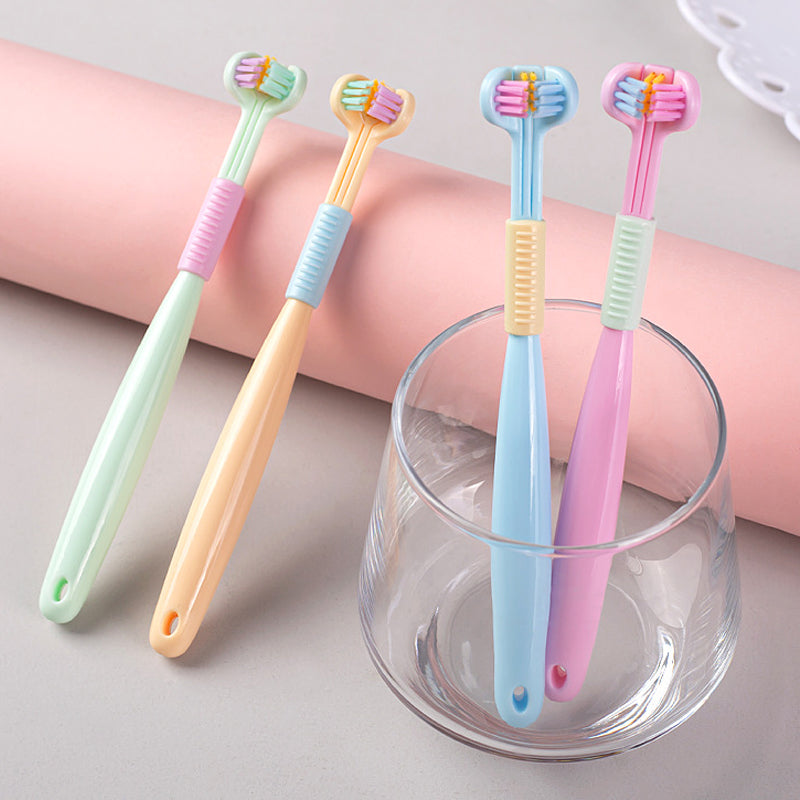 Gentle 3-Sided Bristle Toothbrush - Halri