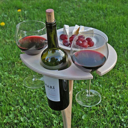 Portable Folding Wine Table