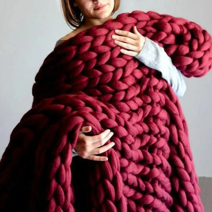Premium Large 1000g Wool Yarn for Cozy Blankets