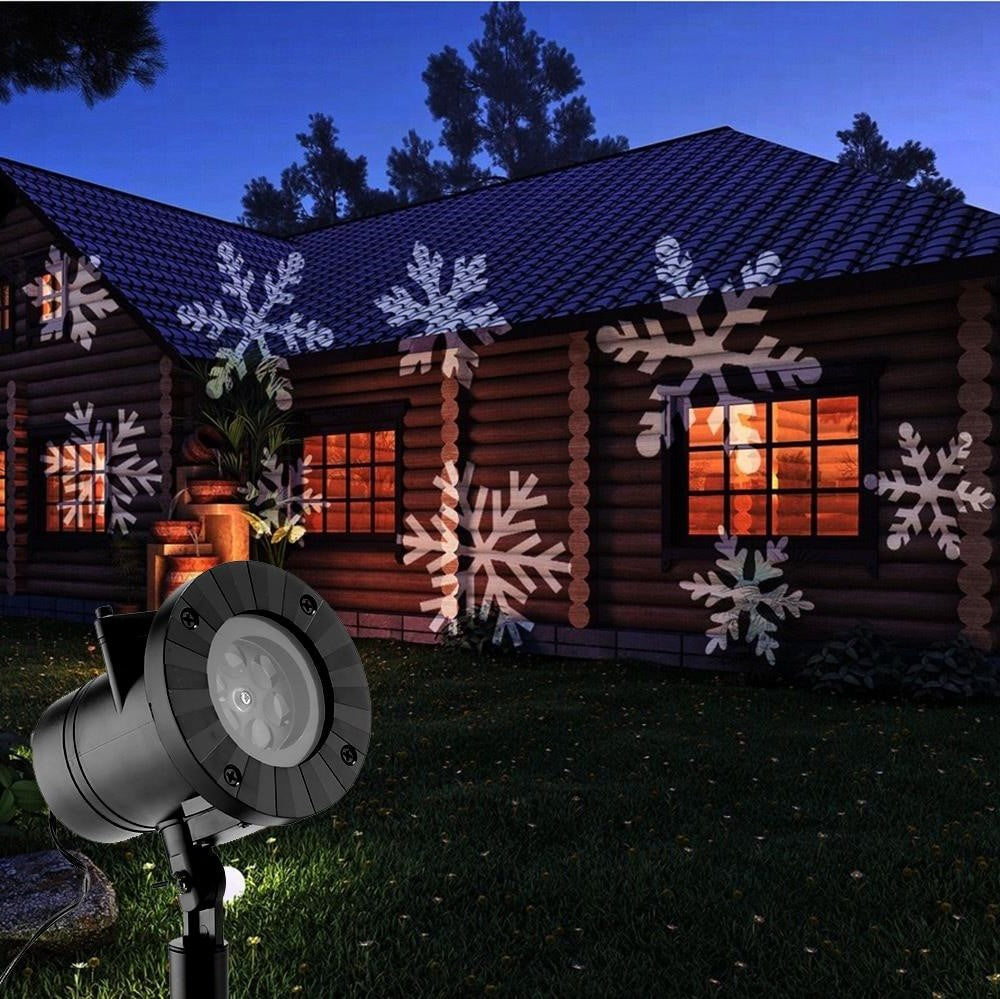 Colorful Outdoor Holiday Laser Light Show Projector