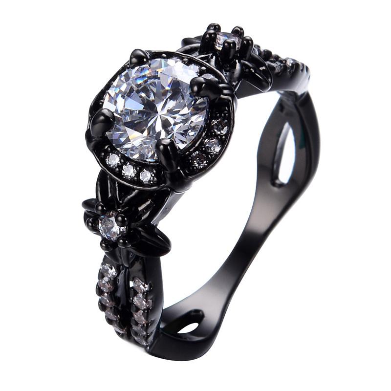 Classic Dark Blue Sapphire Ring