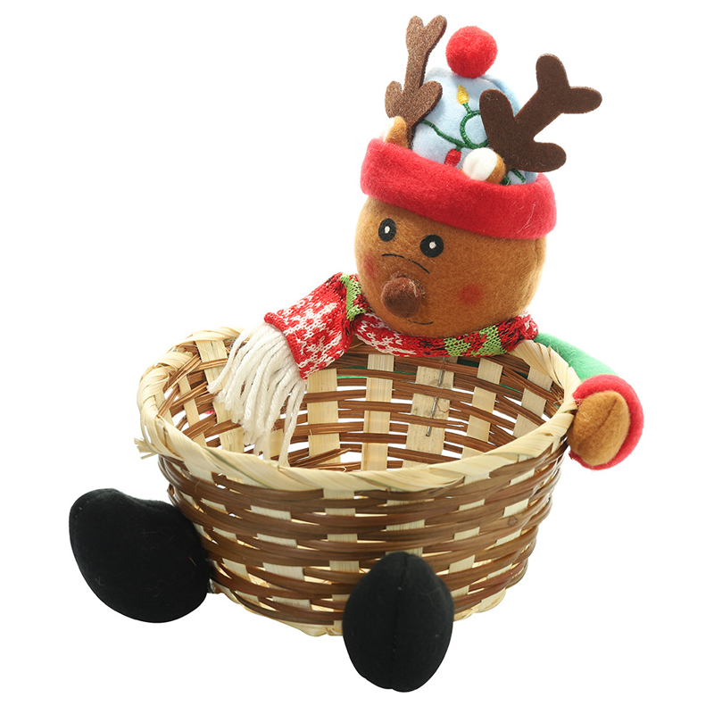 Colorful Holiday Candy Gift Basket
