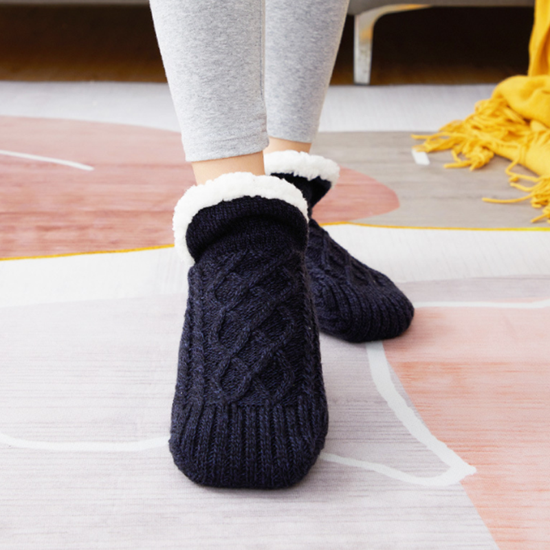 Cozy Plush Indoor Socks Slippers