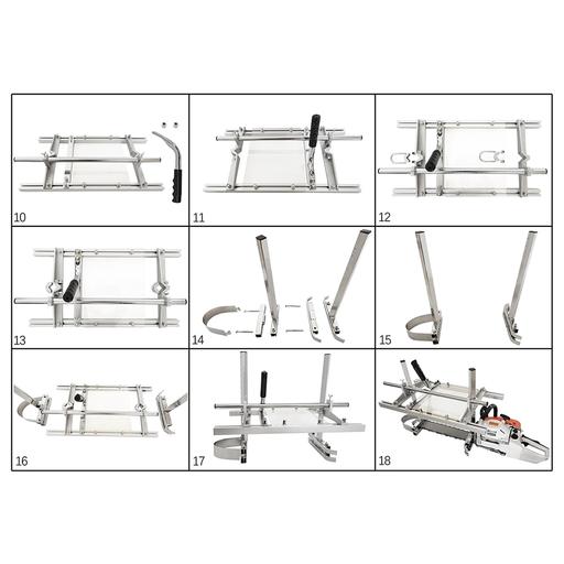 Compact Portable Saw Mill 18-48 Log Cutter