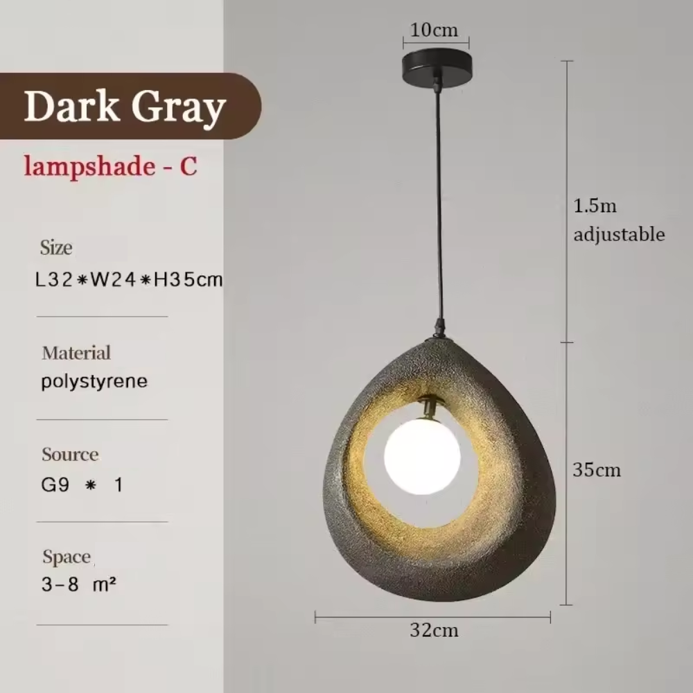 Simple Japanese Style Hanging Lamp