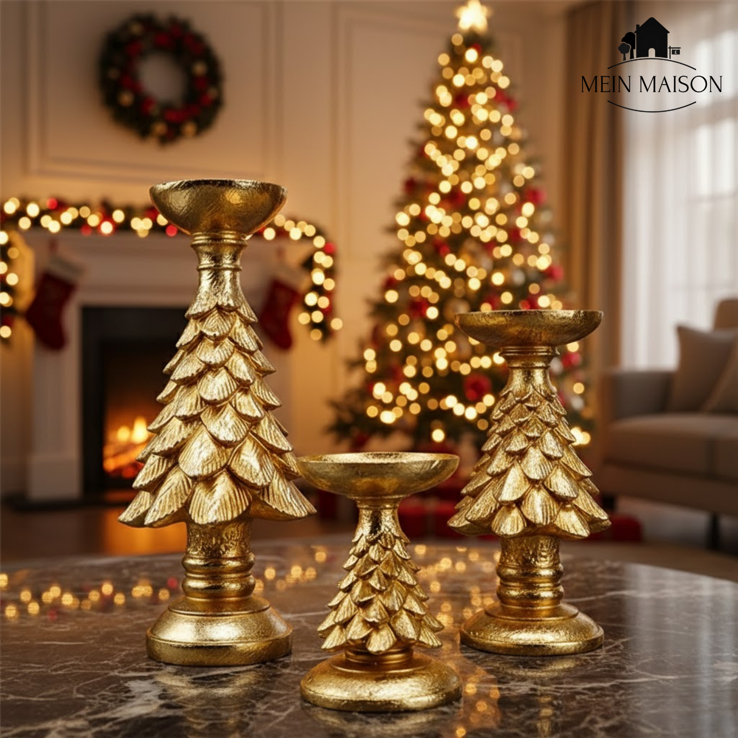 Traditional Warm Christmas Tree Lamp