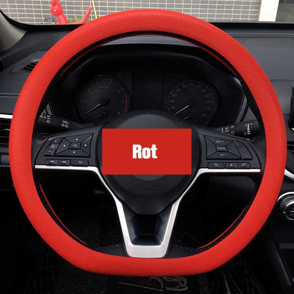 Leather Car Steering Wheel Cover