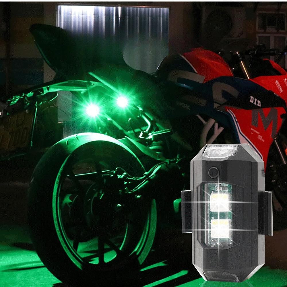 Bright LED Bike Warning Lights with USB Charge - Halri