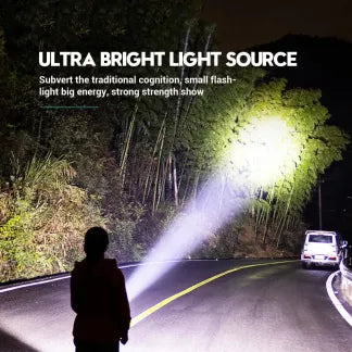 Compact Waterproof LED Torch with 5 Settings