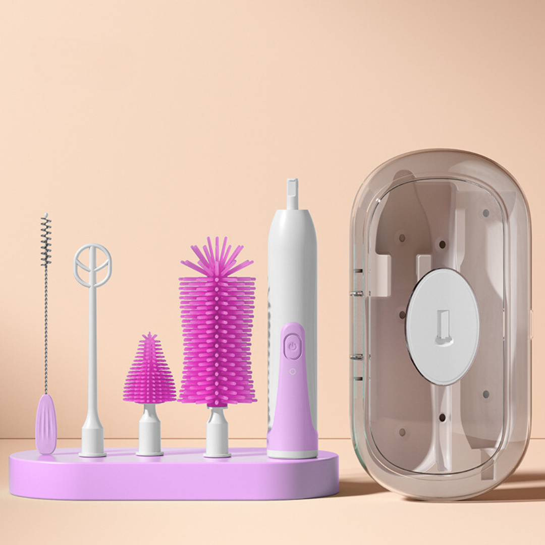 Baby Bottle Brush Cleaner 6 in 1 Set