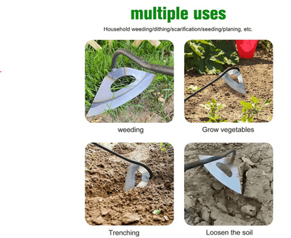 Durable Metal Garden Hoe Tool