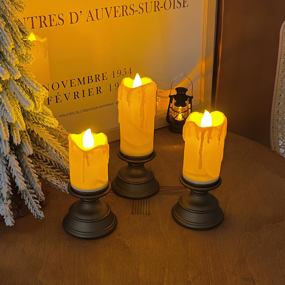 Safe Battery Operated Block Candles