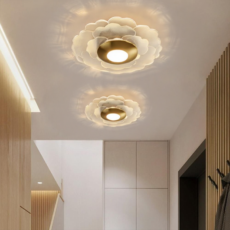 Stylish Patterned Wood Ceiling Lamp - Halri