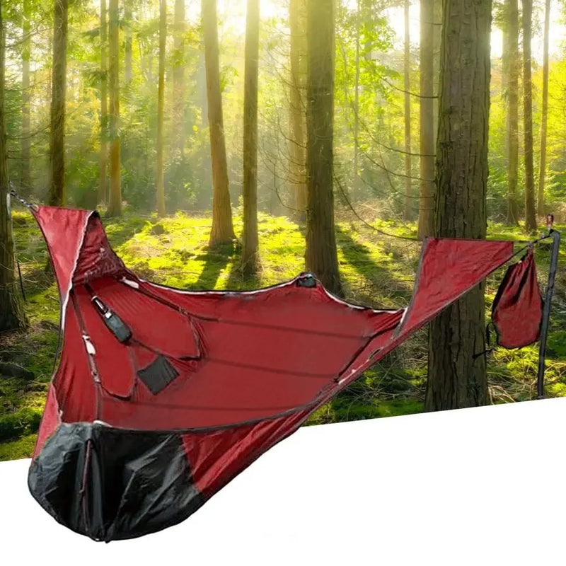 Compact Lightweight Camping Hammock with Bug Net