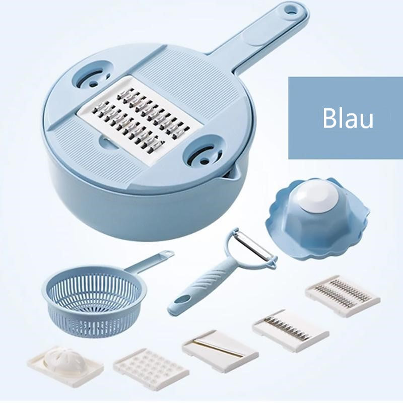 Practical 12pc Kitchen Veggie Chopper Set