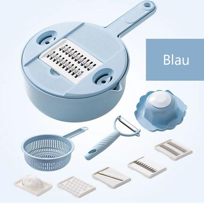 Practical 12pc Kitchen Veggie Chopper Set