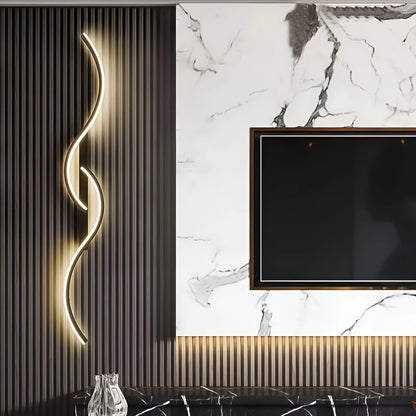 Contemporary Rounded LED Wall Lamp