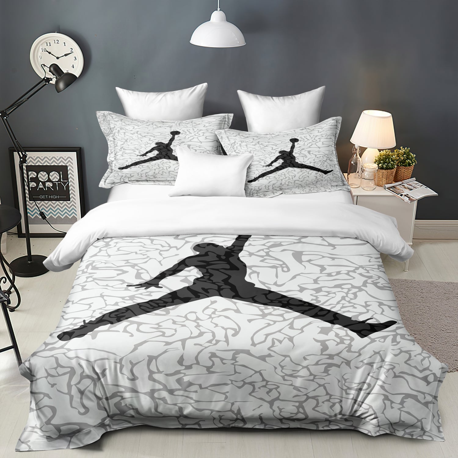 Comfortable Sports Basketball Bedding Set - Halri
