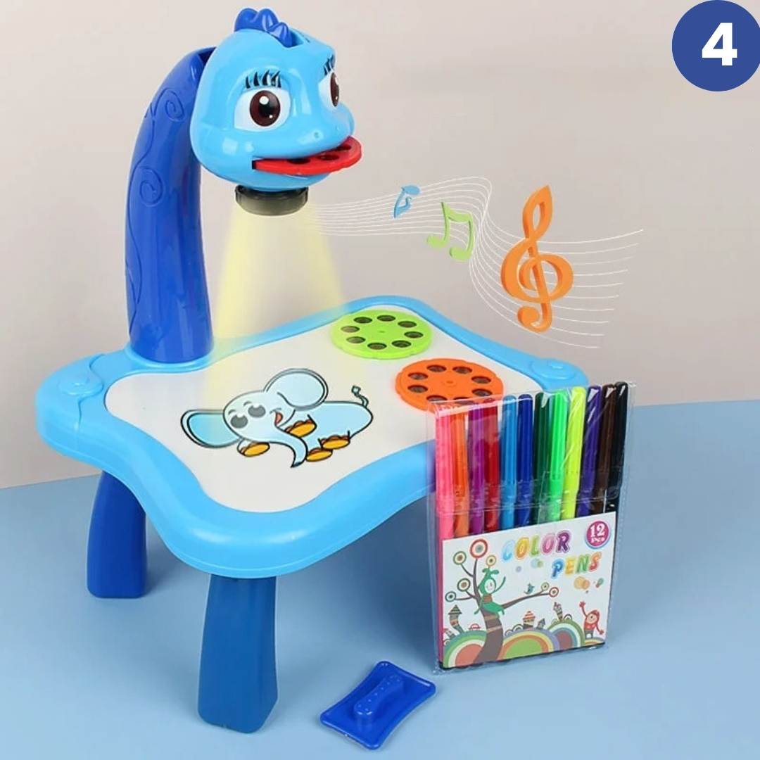 Colorful LED Drawing Tablet for Kids Creative Fun
