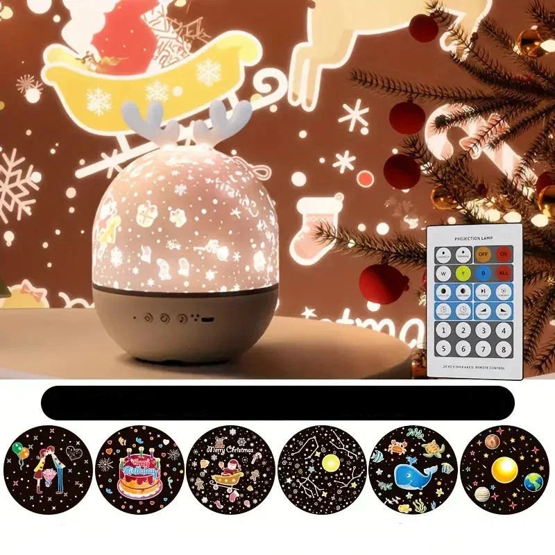 Galaxy Night Light Star Projector Lamp