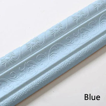 Eco Friendly Self Adhesive 3D Wall Trim