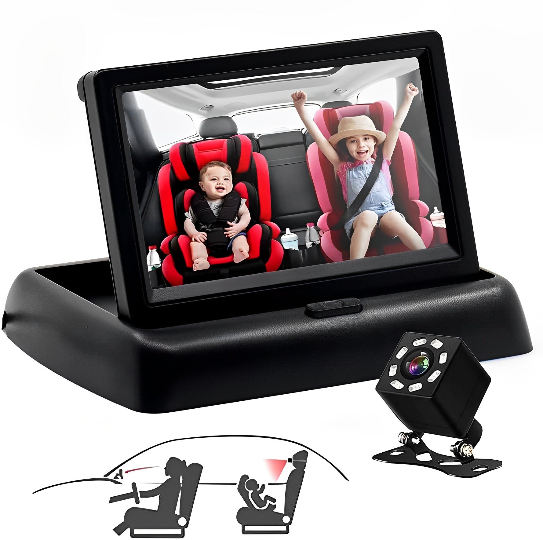 High Quality Car Baby Video Monitor - Halri