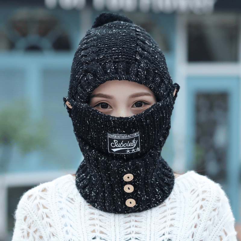 Warm Winter Hat and Scarf Set for Women