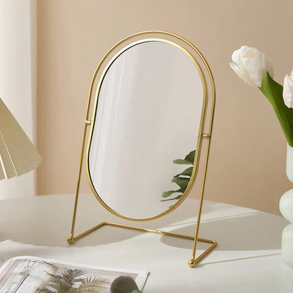 Big Simple Tabletop Beauty Mirror