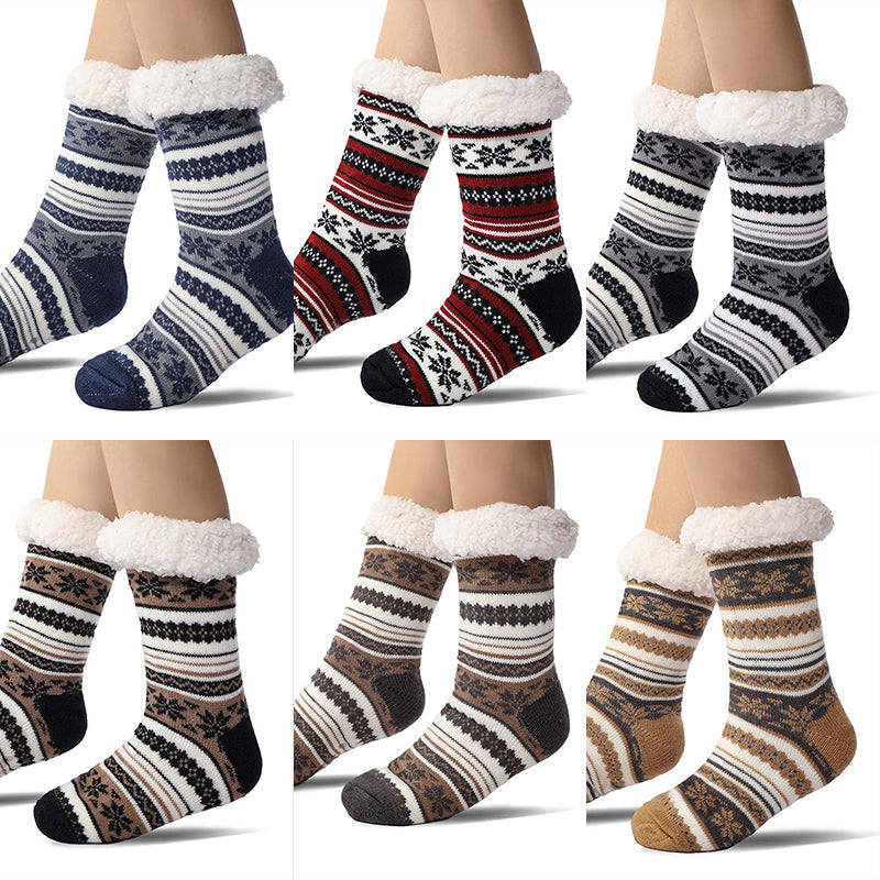 Cozy Plush Cashmere House Socks
