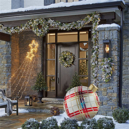 Holiday Outdoor Inflatable Christmas Ball Decoration