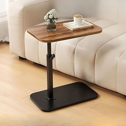 Space Saving End Table – Wooden and Metal Frame